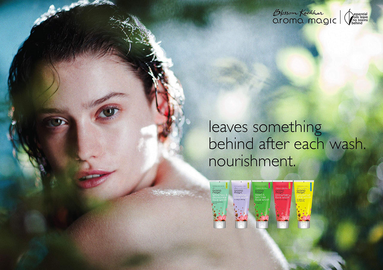 Aroma Magic Face Wash 100 Ml (Strawberry) And Magic Face Wash 100 Ml (Charcoal)