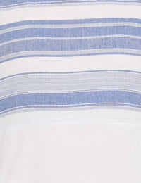 Aurelia Womens Round Neck Striped Kurta