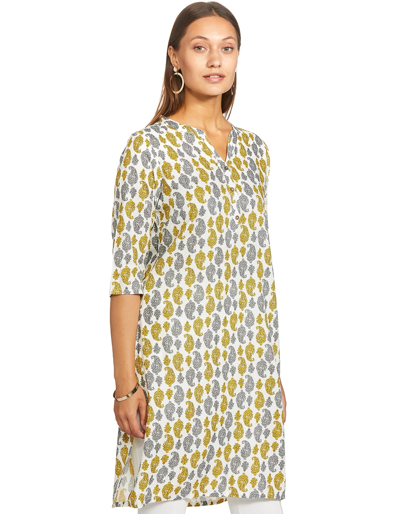 Karigari by Unlimited Women's  Rayon Classic Kurta