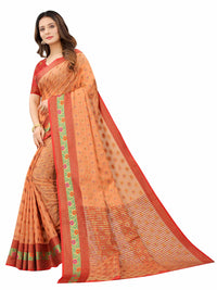 Silk Zone Women's  Cotton Woven Saree