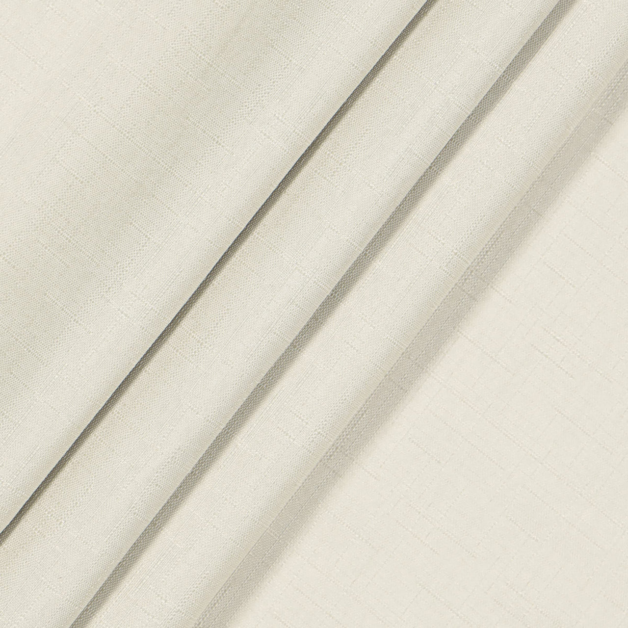 Eclipse Kendall Solid Textured Blackout Thermal Insulated Lining Grommet Window Curtain for Bedroom (1 Panel), 42 in x 54 in, Ivory 42 X 54