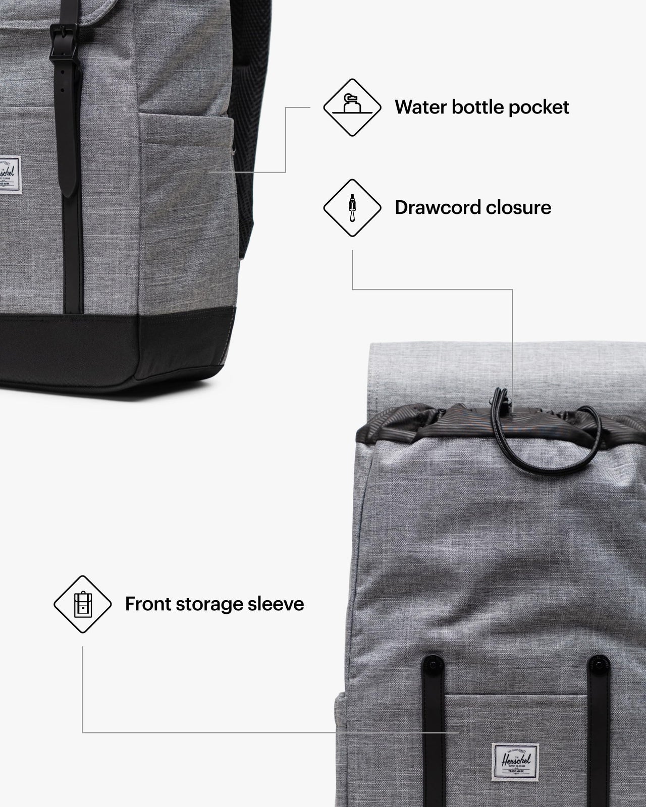 Herschel Supply Co. Retreat Backpack, Port, One Size