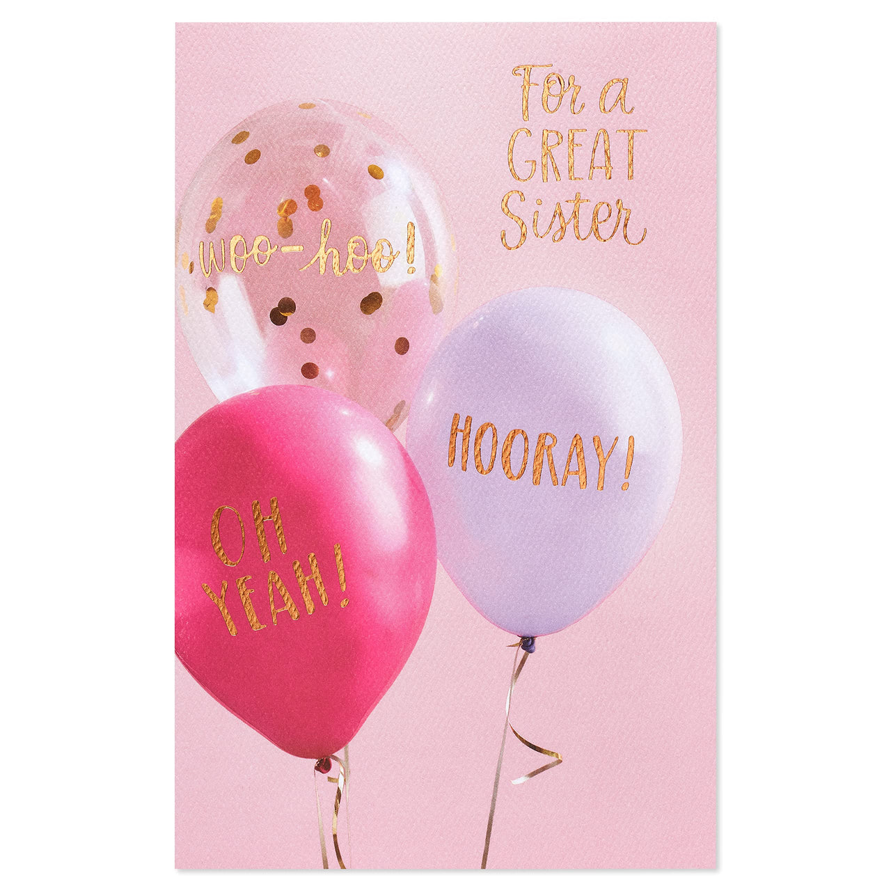 American Greetings Birthday Card for Sister (Hooray!) Hooray!