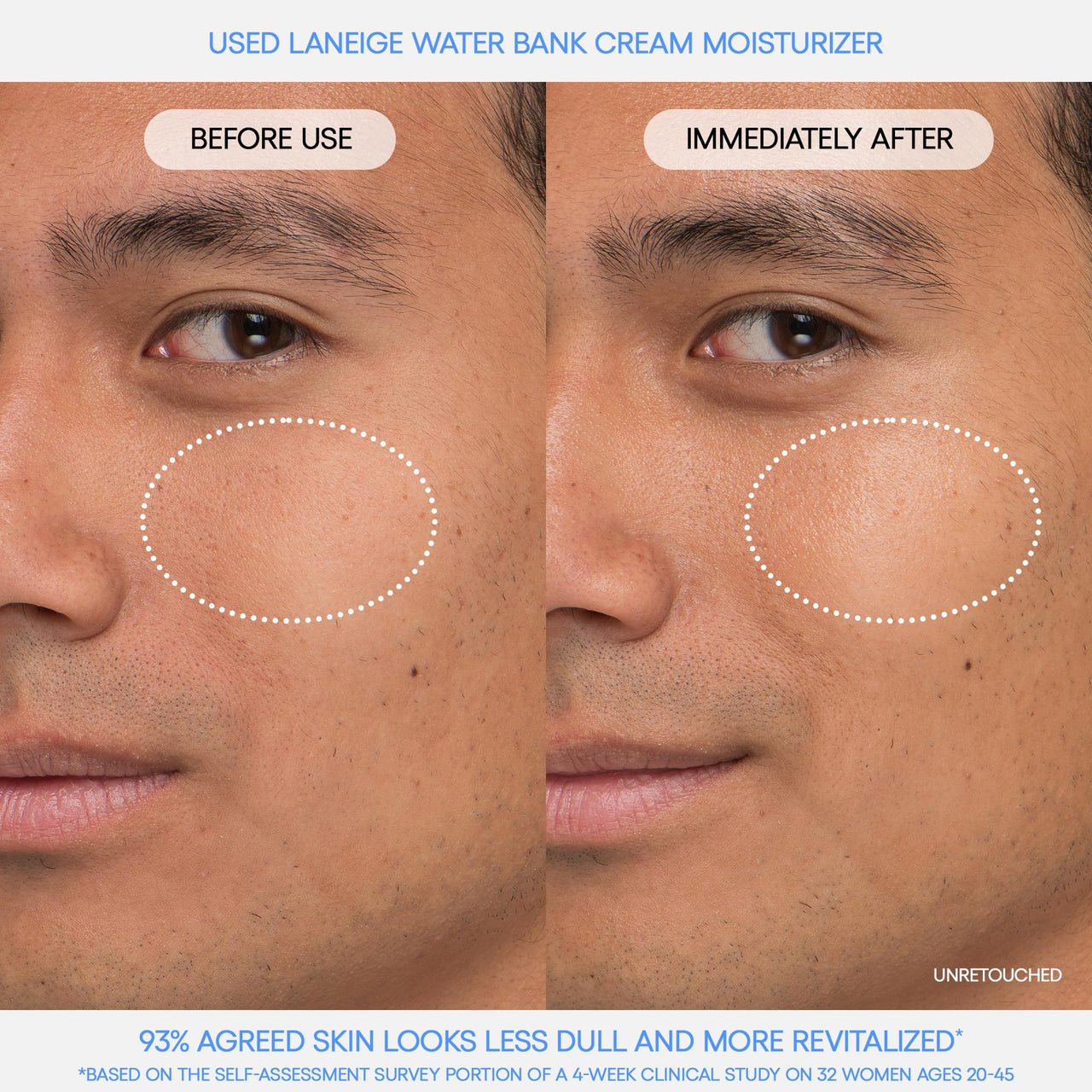 LANEIGE Water Bank Hyaluronic Acid Moisturizer Cream for Dry Skin | Moisturizer for Face | Lightweight Formula for Hydrated Skin | Face Cream for Men and Women | Korean Skincare-50ml