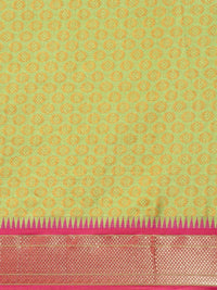 Pandadi Saree Women's  Cotton Silk Saree With Blouse Piece