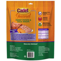Cadet Gourmet Sweet Potato & Duck Wraps Dog Treats - Healthy & Natural Duck & Sweet Potato Dog Training Treats for Small & Large Dogs - Inspected & Tested in USA (28 oz.) 1.75 Pound (Pack of 1)