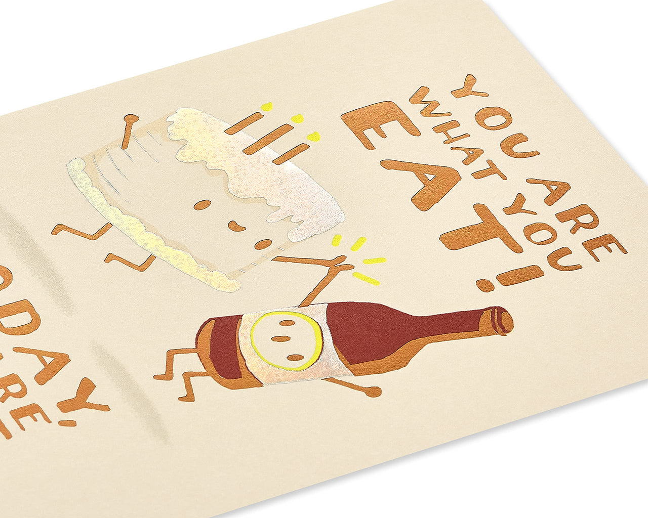 American Greetings Birthday Card for Friend (Cake and Beer)