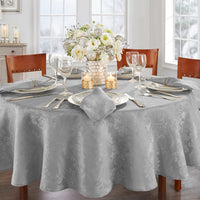 Elrene Home Fashions Caiden Elegance Damask Fabric Tablecloth, 70
