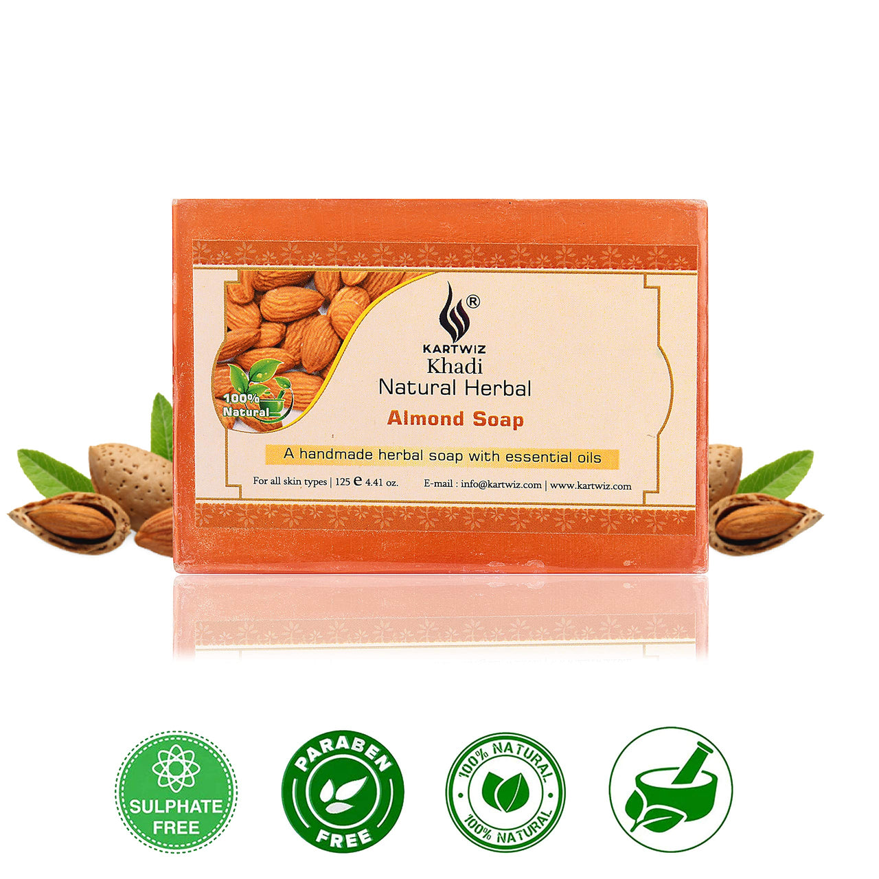 Khadi Natural Herbal Homemade Assorted Soap, Set Of 10