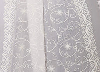 AKSHAR LLC Women's  Designer Pure Chiffon Dupatta with Pure Cotton Thread Embroidery Work