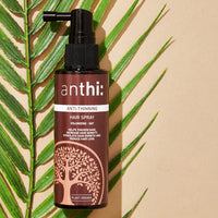 anthi: Anti-Hair Thinning Hair Spray, Hair Thickening And Volume Boosting, Stimulates Hair Growth, Plant-Origins Hair Spray, 60 Ml, 180 Grams