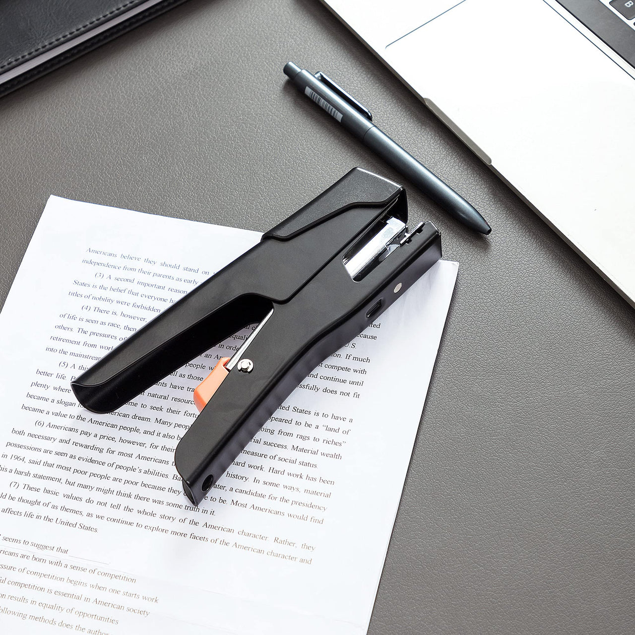 Basics Effortless Hand Held Plier Stapler, 25 Sheet Capacity, Black