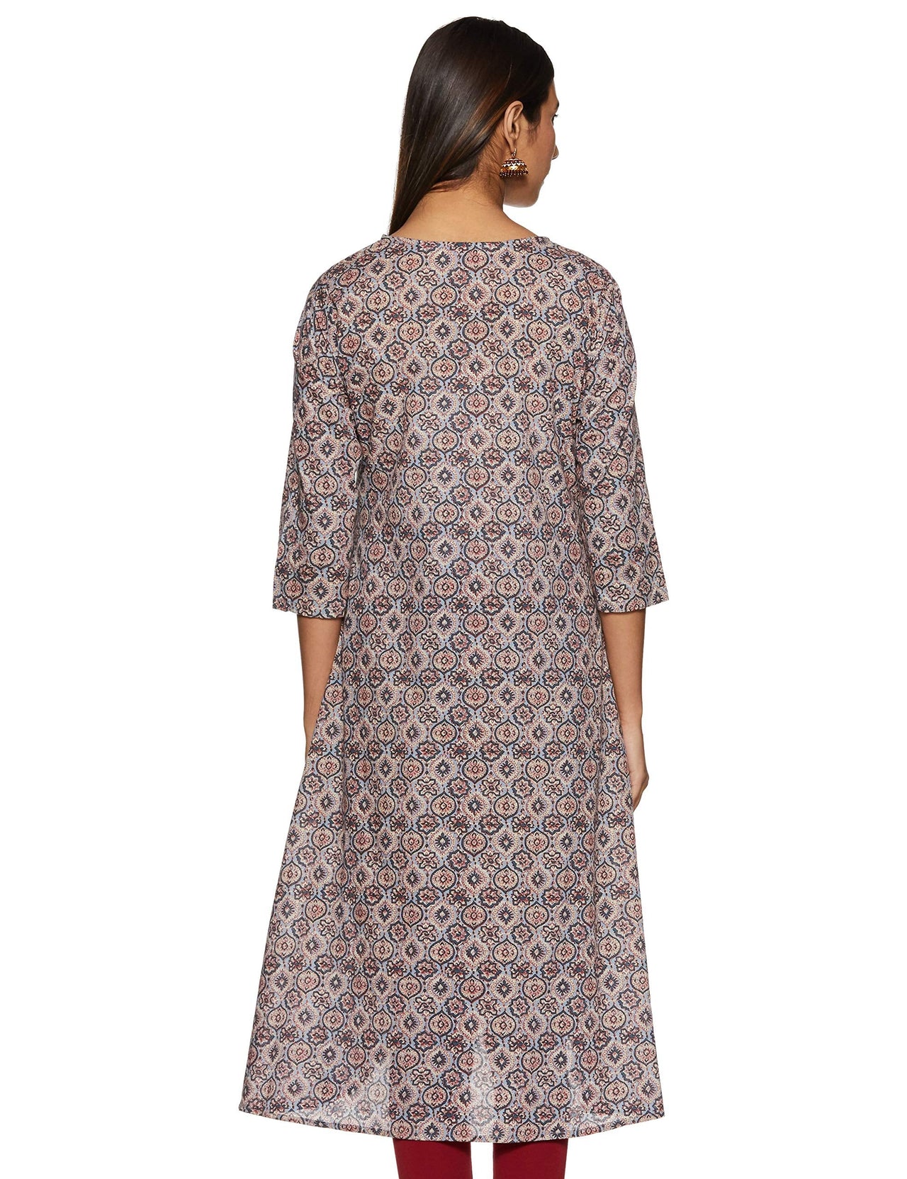 BIBA Women's  Cotton Slim Kurta