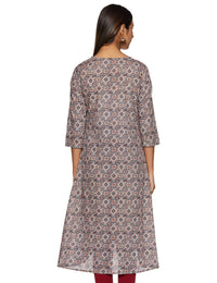 BIBA Women's  Cotton Slim Kurta