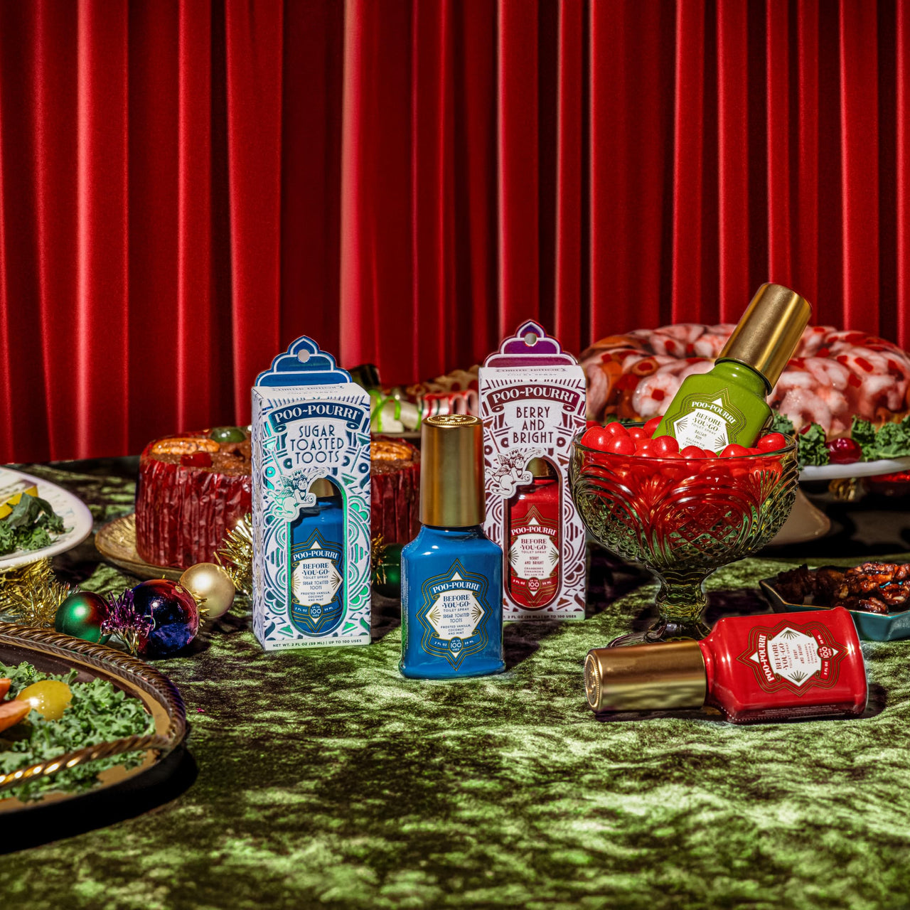 Poo-Pouri Before-You-Go Holiday Toilet Spray, Balsam Bum, 2 Fl Oz - Balsam Fir, Apple & Cedarwood