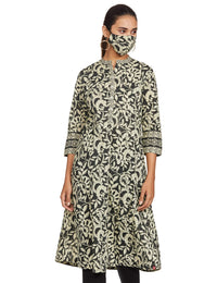 BIBA Women's  Cotton Regular Kurta