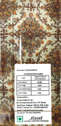 Newby Chamomile Tea Bags | 25 Pieces | 100% Organic Chamomile Flower Herbal Green Tea | Light and Gentle Taste With Subtle Floral Flavor | Steep Hot or Iced | 37.5 gm