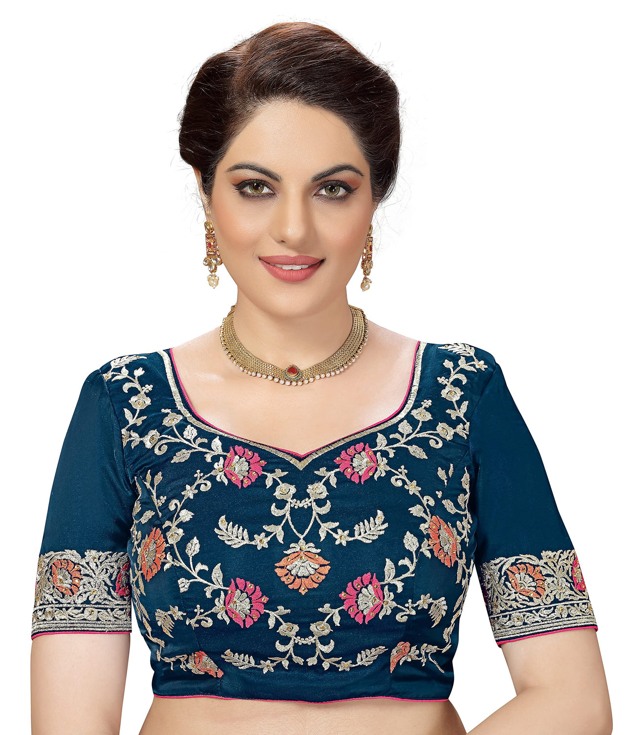 PANASH TRENDS Women's  Banarasi Barfi Silk Saree With Blouse Piece