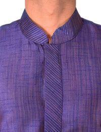 Manyavar Men's  Regular Fit Kurta & Churidar Set