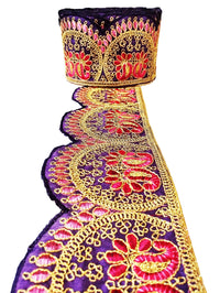 CARTZEYE Embroidery Heavy Work Trim Lace Border for Saree, Kurti, Dresses, Bandhani, Lehenga, Decorative Ribbon