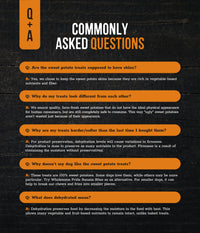 Wholesome Pride Sweet Potato Fries All-Natural Single Ingredient Dog Treats, 16 oz 16 Ounce (Pack of 1)