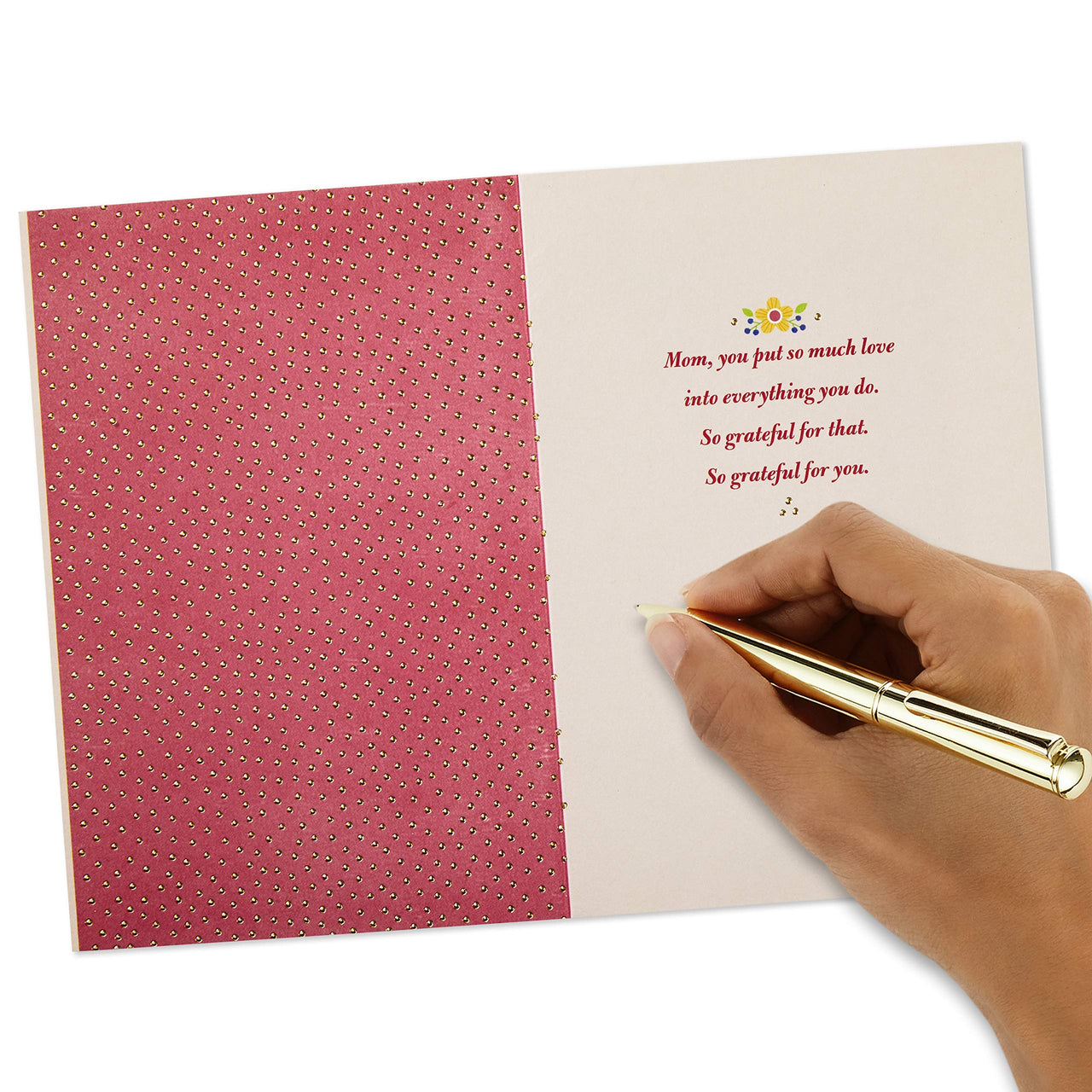 Hallmark Signature Birthday Card for Mom (Grateful for You)