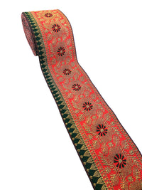 CARTZEYE Women's  Saree Falls Lace Border Reel Jacquard Woven Heavy Design Work for Saree, Kurti, Dresses, Bandhani, Lehenga, Decorative Ribbon