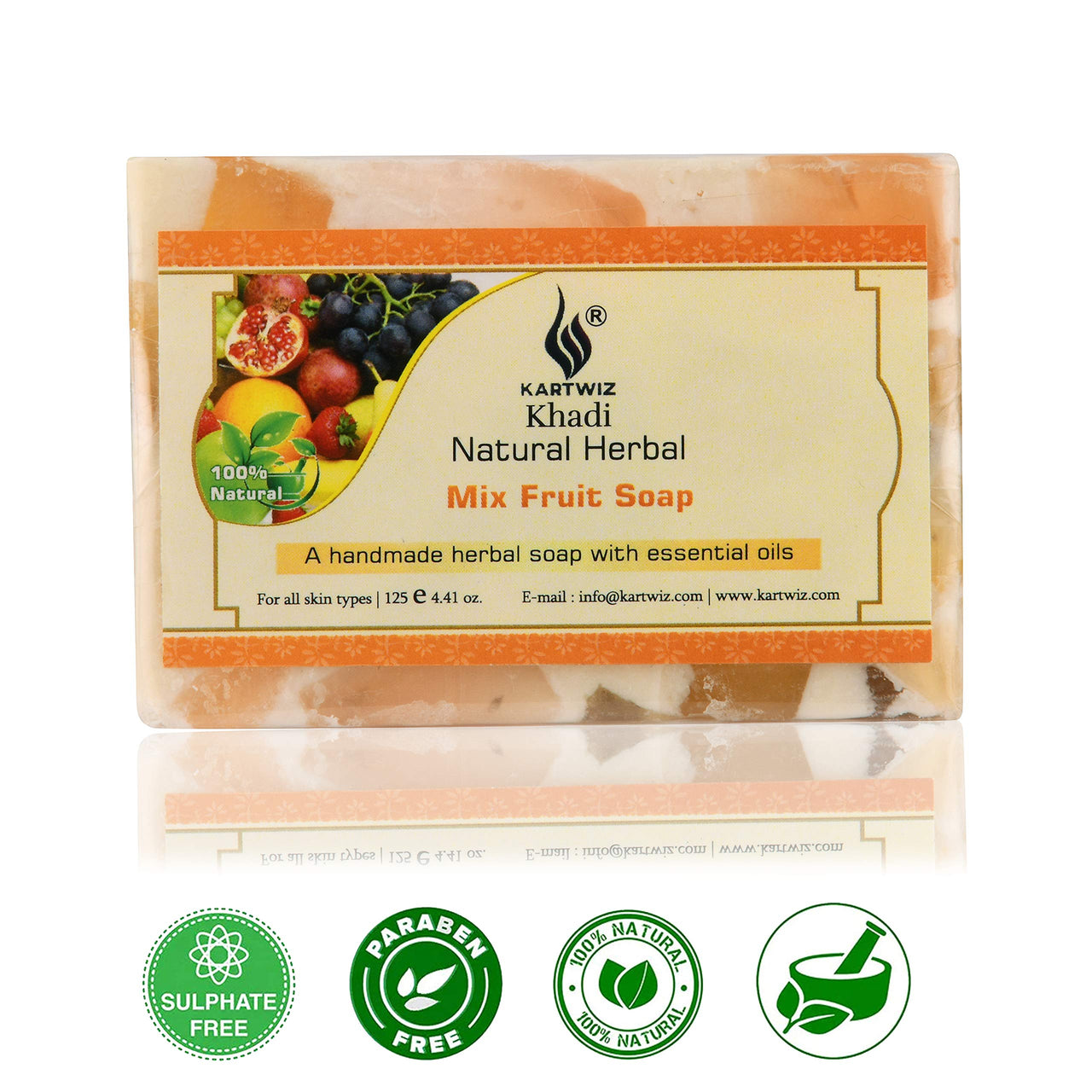 Khadi Natural Herbal Homemade Assorted Soap, Set Of 10