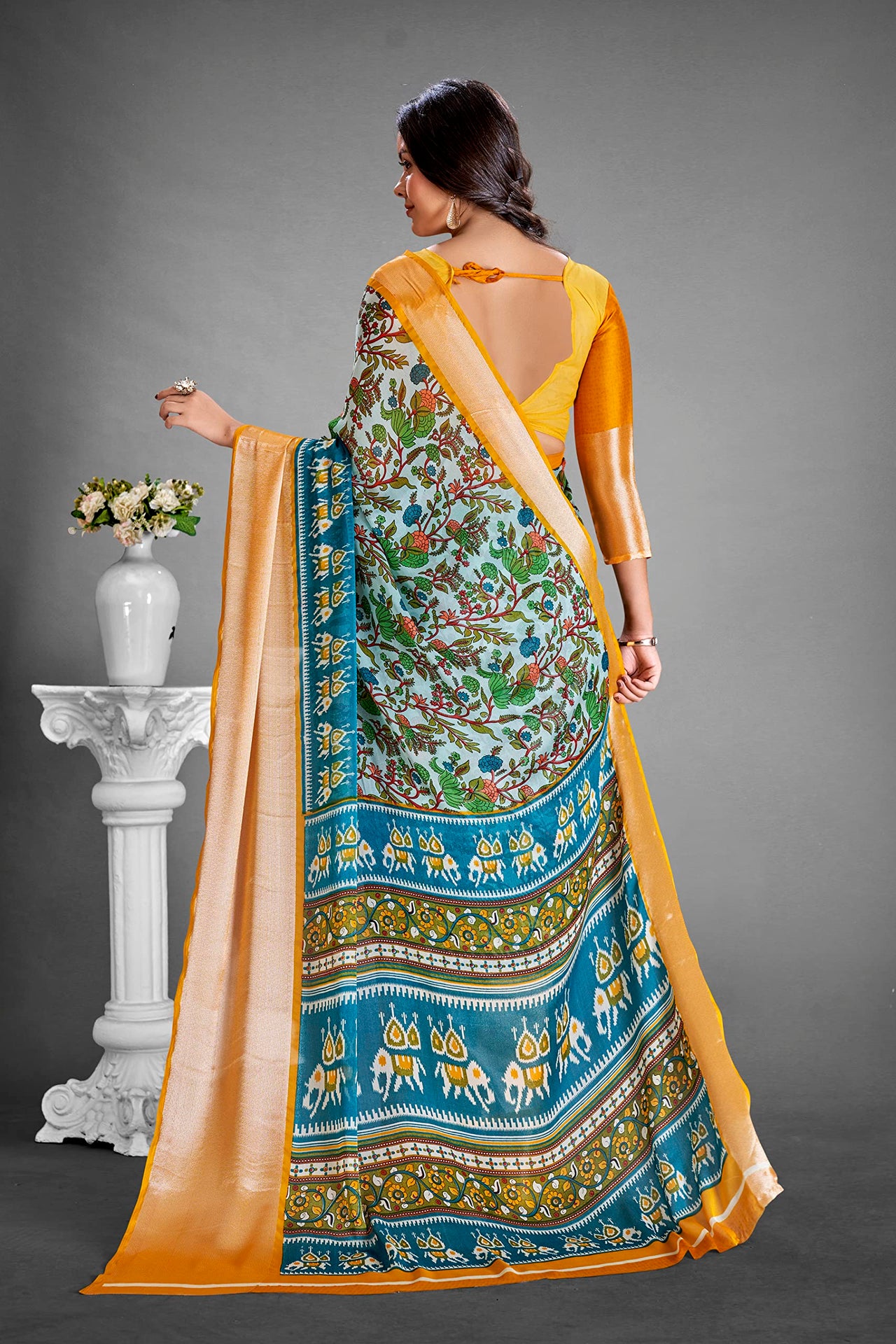 Amazon Brand - Myx Women Women Saree