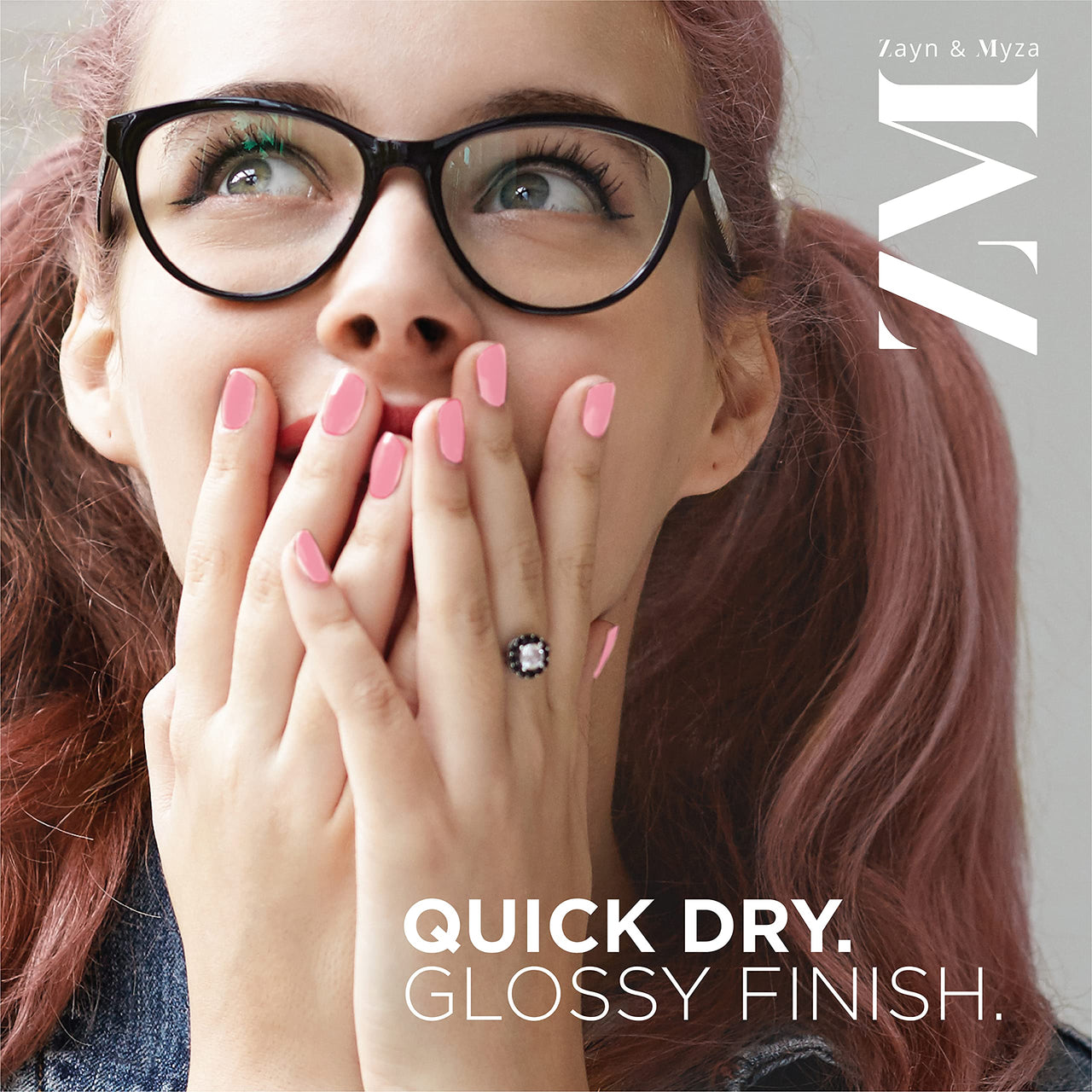 ZM Zayn & Myza Breathable Nail Enamel Pack Of 3-Mauve Cheesecake, Almond Latte & Apricot Mousse | Smooth Application | Quick-Drying I Longlasting I Water Permeable | Glossy Finish | 100% Vegan,(6 Ml )