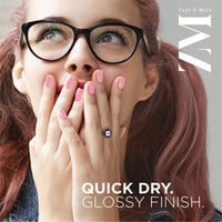 ZM Zayn & Myza Breathable Nail Enamel Pack Of 3-Mauve Cheesecake, Almond Latte & Apricot Mousse | Smooth Application | Quick-Drying I Longlasting I Water Permeable | Glossy Finish | 100% Vegan,(6 Ml )