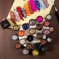 gel glitter eyeshadow Hair Gel Glitters Body Glitter Holographic Chunky Glitter Gel (Power Pink)