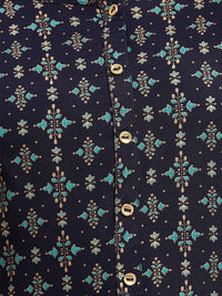 rangita Women Rayon Gold Printed Calf Length Straight Kurti