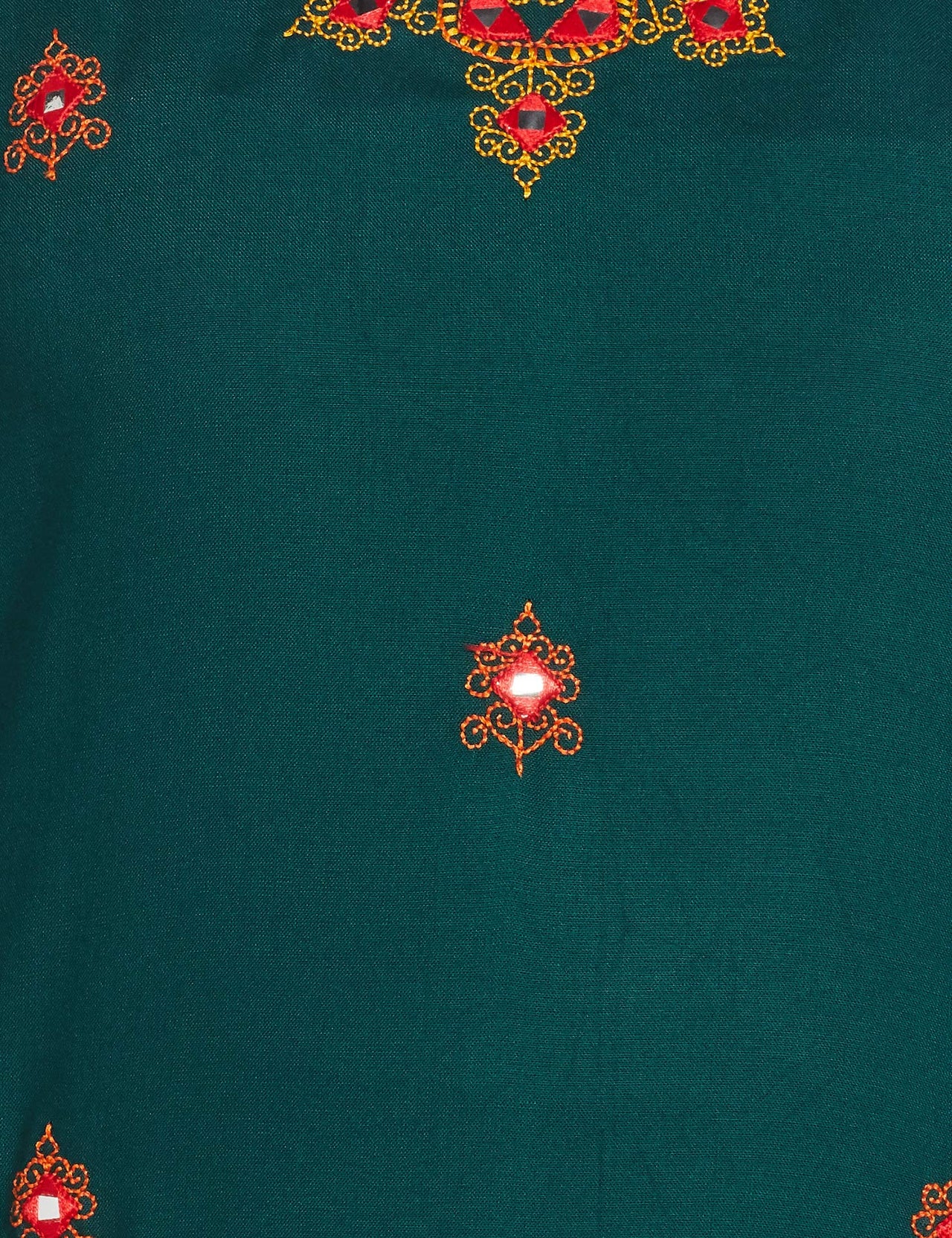 Ayukta Women's  Rayon Embroidery Straight Kurti