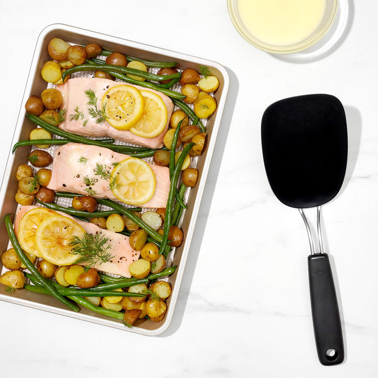 OXO Good Grips Large Nylon Flexible Turner, Black Large Nylon Flex Turner