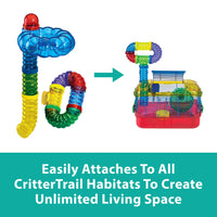 Kaytee CritterTrail Fun-nel Loop-D-Loop Accessory Kit Small Animal Habitat Tubes Loop-D-Loop Kit