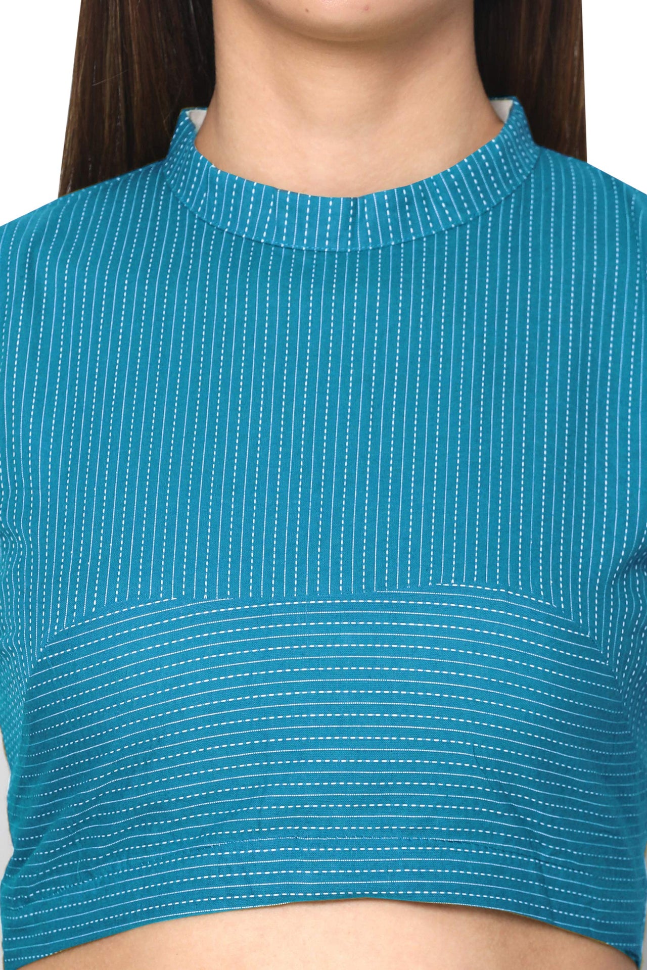 RENE Women's  Cotton Sleeveless Blouse