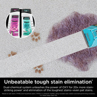 Shark EX201 CarpetXpert Upright Carpet, Area Rug & Upholstery Cleaner with StainStriker, Built-in Spot & Stain Cleaner, Perfect for Pets, Deep Cleaning & Tough Stain Removal, Carpet Shampooer, Cyan Shark CarpetXpert with StainStriker