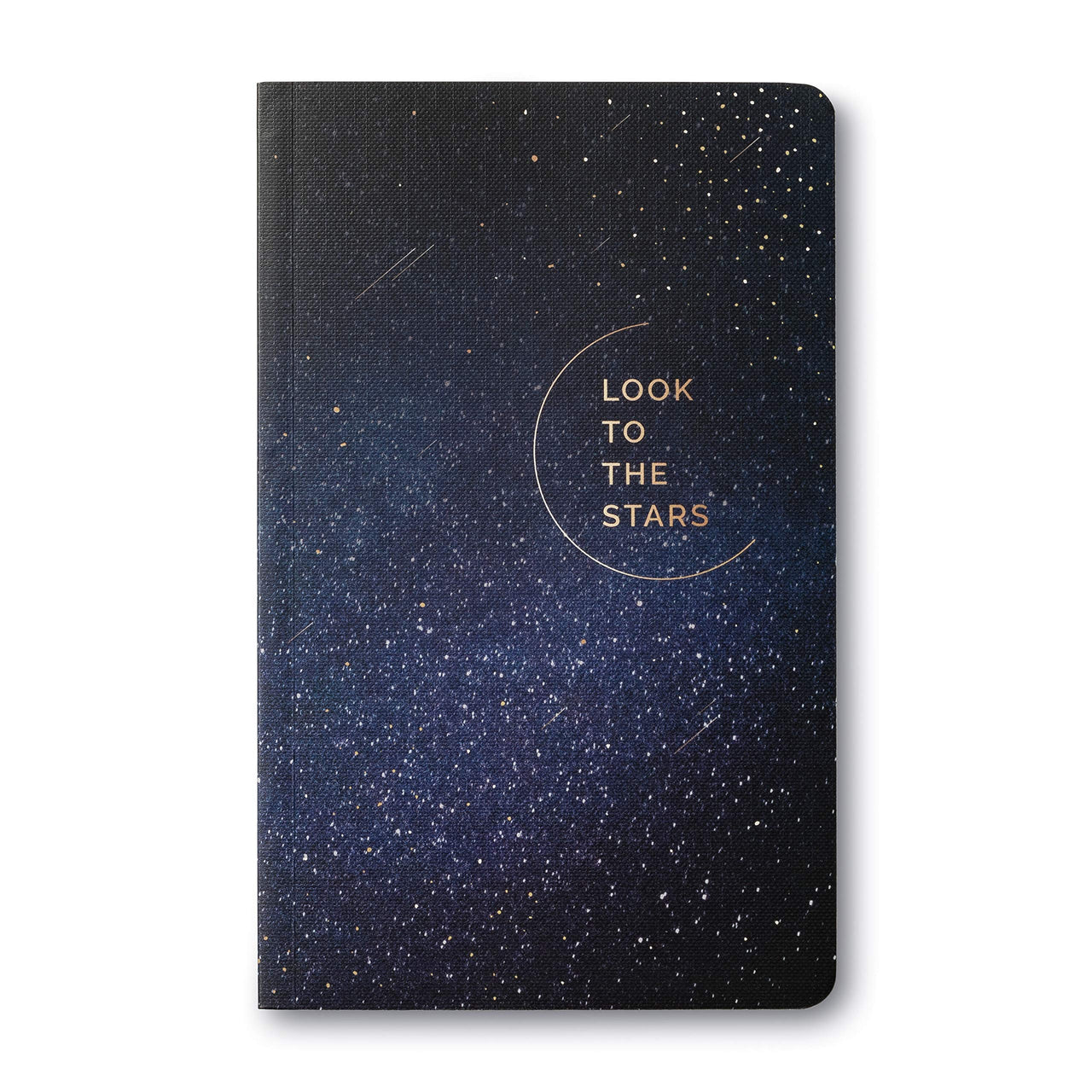 Compendium Softcover Journal - Look to the Stars  A Write Now Journal with 128 Lined Pages, 5W x 8H