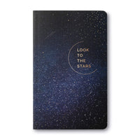 Compendium Softcover Journal - Look to the Stars  A Write Now Journal with 128 Lined Pages, 5W x 8H