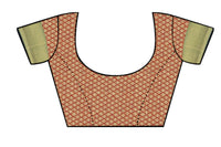 leeza store Heavy Women Kanjivaram Flower Jal Patola Saree With Blouse Piece