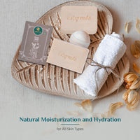 Ashpveda Jojoba Oil & Goat Milk Handmade Bath Soap Bar for Skin Hydration, Nourishment, Tan Removal & Glowing Skin (100gm)