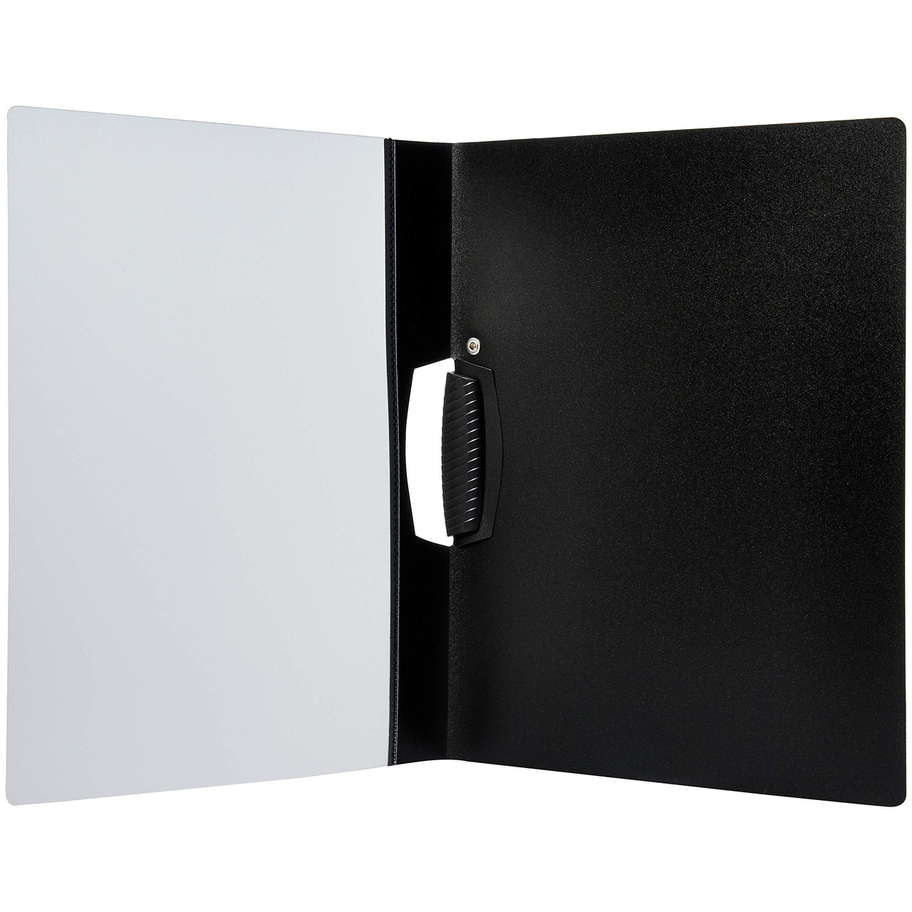 Basics Report Folder Cover with Clip, Pack of 10, Grey 10-Pack