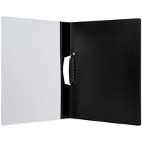 Basics Report Folder Cover with Clip, Pack of 10, Grey 10-Pack