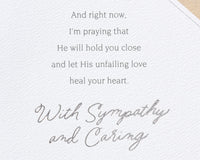 American Greetings Religious Sympathy Card (He's  There) He's  There