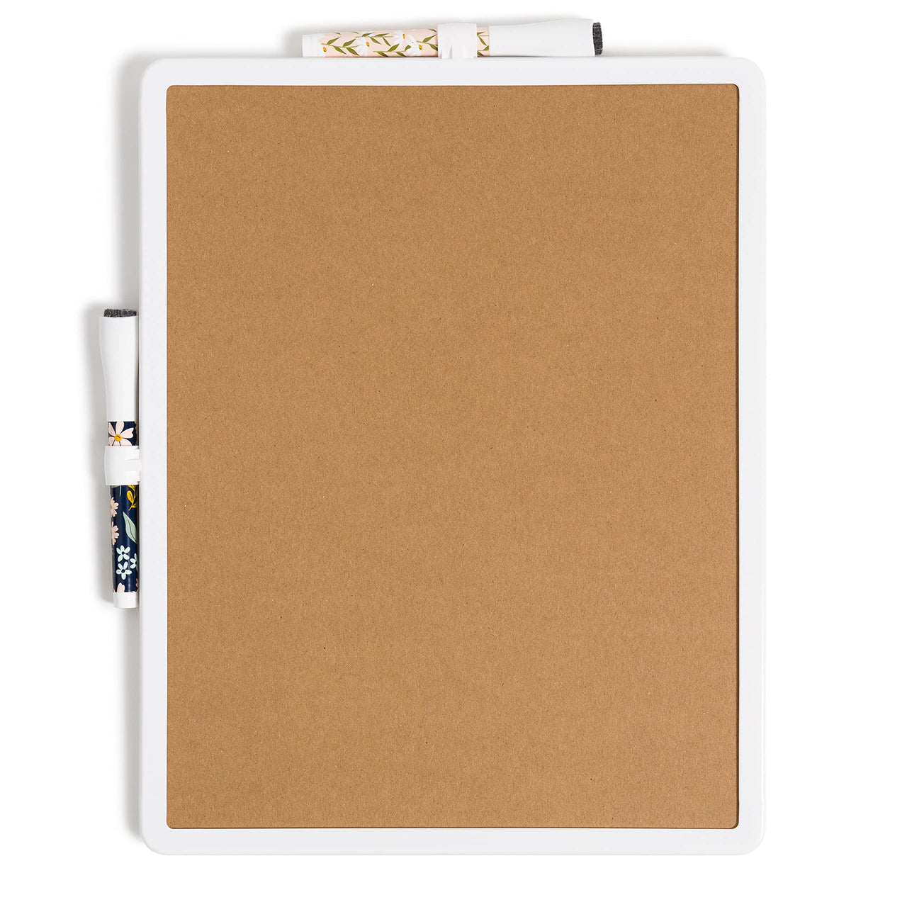 U Brands Contempo Magnetic Dry Erase Board Kit, Set of 19, 11”x14”, Fall Floral, Includes Magnets, Markers Fall Floral (19 pieces) 11'' x 14''