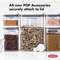 OXO Good Grips POP Container - Airtight Food Storage - Big Square Tall 6.0 Qt Ideal for bulk snacks and cereal 6.0 Qt - Square - Bulk Food