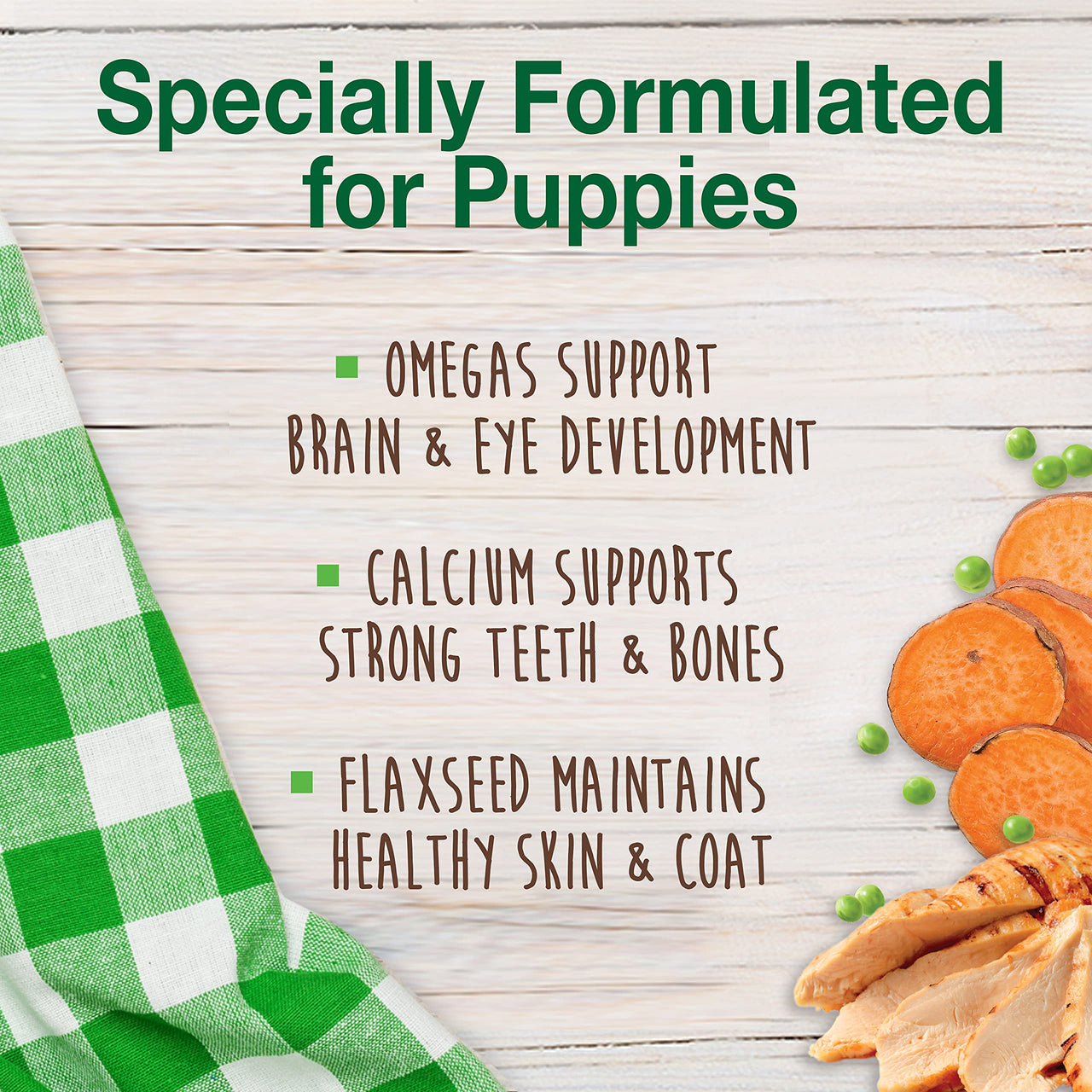 Nylabone Healthy Edibles Natural Puppy Treats - Long-Lasting Dog Treats - Puppy Supplies - Turkey & Sweet Potato Flavor, X-Small/Petite (8 Count) 1 Count (Pack of 8)