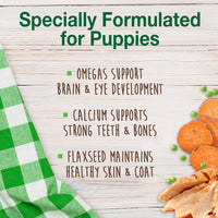 Nylabone Healthy Edibles Natural Puppy Treats - Long-Lasting Dog Treats - Puppy Supplies - Turkey & Sweet Potato Flavor, X-Small/Petite (8 Count) 1 Count (Pack of 8)