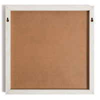 U Brands Rustic Weekly Dry Erase Planner Board, 14 x 14 Inches, Office Supplies, White Wood Frame
